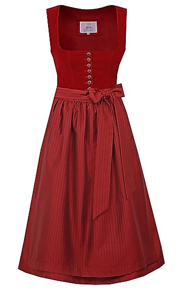 MarJo Dirndl Mididirndl Nussdorf in Kirsche günstig online kaufen