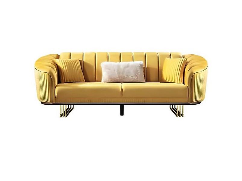 JVmoebel Sofa Design Sofa 3 Sitzer Wohnzimmer Couch Couchen Polster Sofas S günstig online kaufen