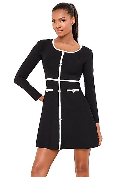 LIPSY Minikleid Lipsy langärmeliges Strick-Minikleid, Kurzgröße (1-tlg) günstig online kaufen