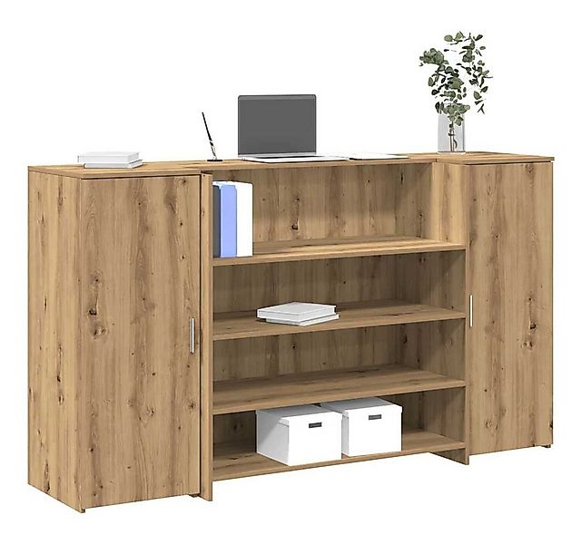 vidaXL Empfangstheke, Empfangstheke Artisan-Eiche 180x50x103,5 cm Holzwerks günstig online kaufen