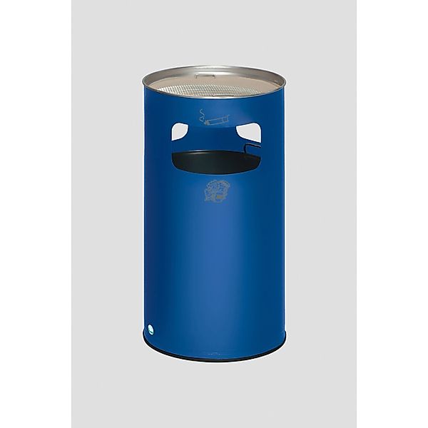 PROREGAL Klassischer Kombiascher Rund HxBxT 76 x 42 x 42 cm Verzinkter Stah günstig online kaufen