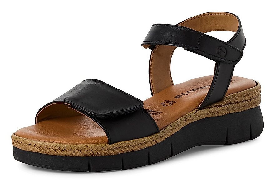 Tamaris Keilsandalette, Riemchensandale, Sommerschuh mit verstellbaren Klet günstig online kaufen
