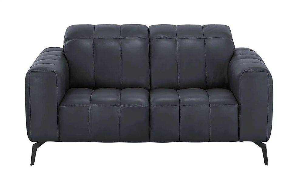 Natuzzi Editions Ledersofa mit Kopfteilverstellung Portento ¦ blau ¦ Maße ( günstig online kaufen