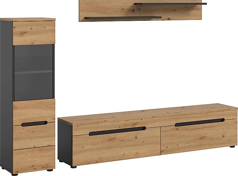 INOSIGN Wohnwand REHAT, TOPSELLER!, 3-teilig, wahlweise stehend und hängend günstig online kaufen