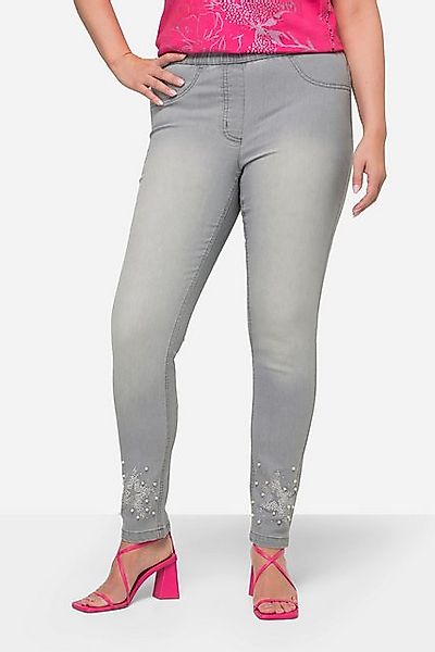 MIAMODA Funktionshose 7/8-Jeggings Slim Fit Stern und Perlen am Saum günstig online kaufen