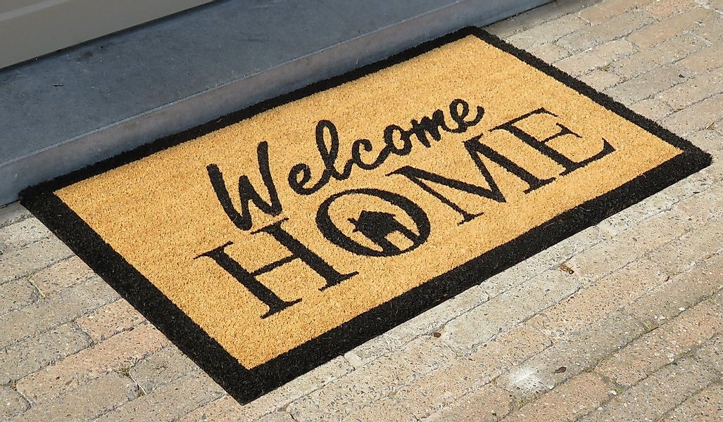 oKu-Tex Fußmatte Raja+ Kokosmatte mit Aufdruck, verschiedene Motive, Türvor günstig online kaufen