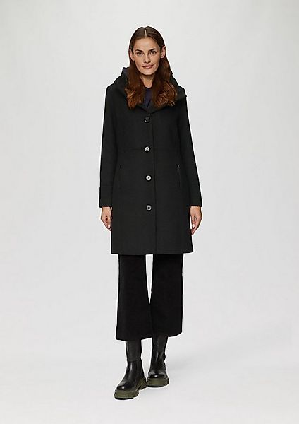 s.Oliver Funktionsmantel Outdoor-Mantel Twillmantel mit Strick-Stehkragen u günstig online kaufen