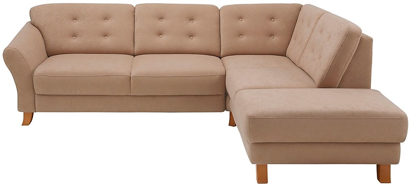 Home affaire Ecksofa »Trondheim L-Form« mit Federkern günstig online kaufen