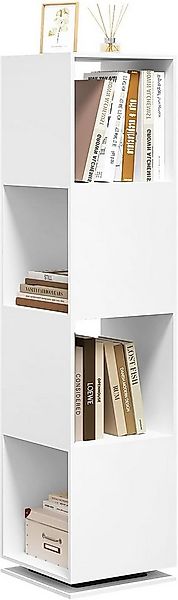 EUGAD Drehregal, 1-tlg., mit 4 Ebenen, für Wohnzimmer Schlafzimmer, 35x145x günstig online kaufen