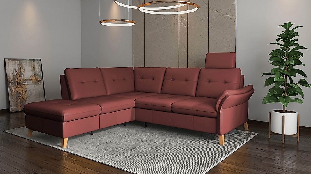 sit&more Ecksofa "Göteborg", inkl. Sitztiefenverstellung, wahlweise mit Bet günstig online kaufen