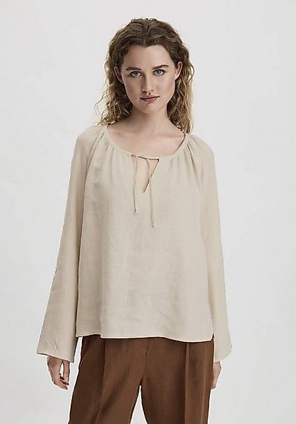 Hessnatur Klassische Bluse aus reinem Leinen (1-tlg) günstig online kaufen
