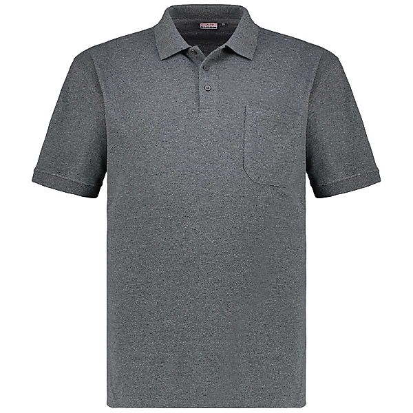 ADAMO Poloshirt aus Baumwoll-Piqué Farbe anthrazit Größe: 8XL günstig online kaufen