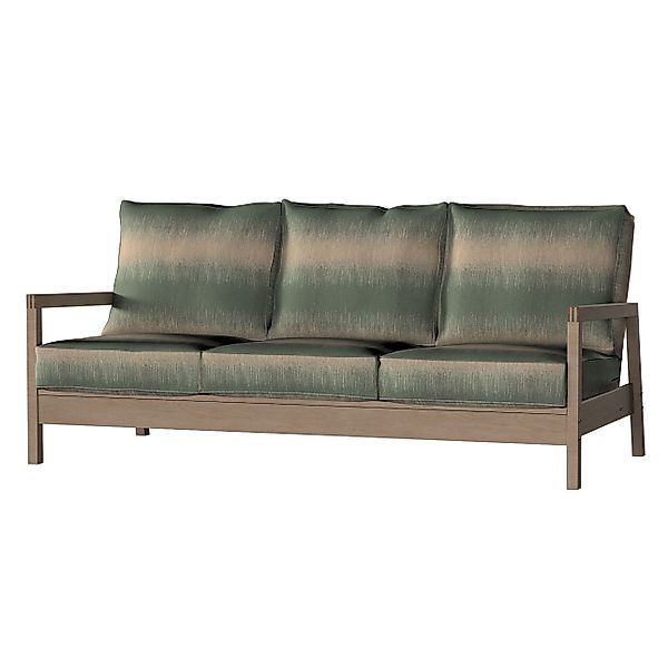 Bezug für Lillberg 3-Sitzer Sofa, grün-beige, Sofahusse, Lillberg 3-Sitzer, günstig online kaufen