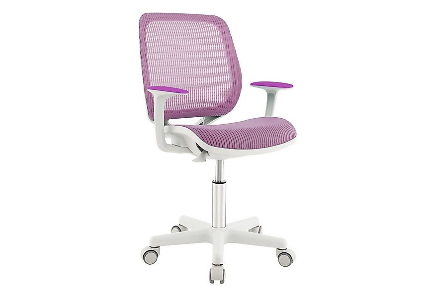 COSTWAY Drehstuhl Kinderstuhl, 43-55cm höhenverstellbar, mit Rollen 360° dr günstig online kaufen