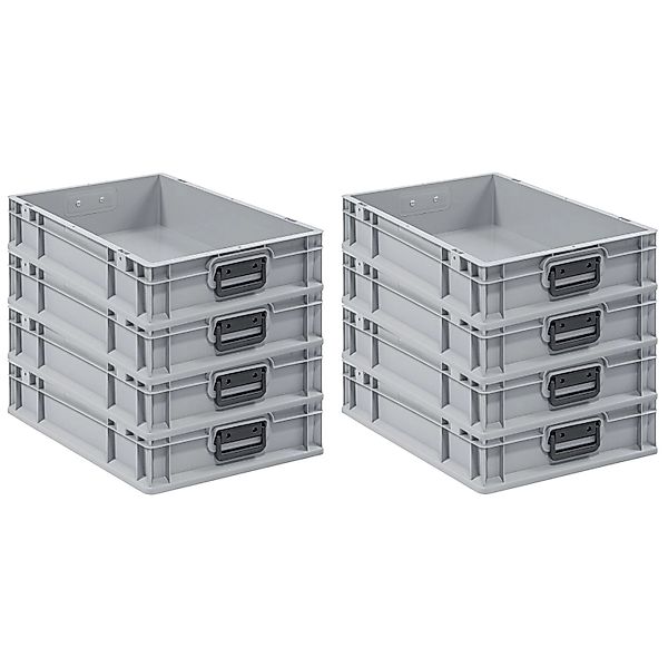 PROREGAL Spar Set 8x Eurobox Nextgen Portable Duo HxBxT 12 x 40 x 60 cm 23 günstig online kaufen