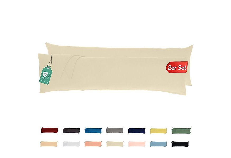livessa Kissenbezug 2er Set Kissenbezug - Verdeckter Reißverschluss - Kopfk günstig online kaufen