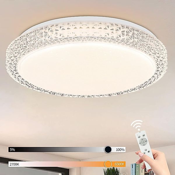 ZMH LED Deckenleuchte Sternenhimmel Dimmbar Ø30cm günstig online kaufen