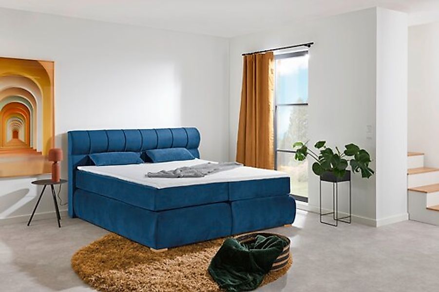 Places of Style Boxspringbett »Felicia«, in H4, inkl. Topper und Bettkasten günstig online kaufen