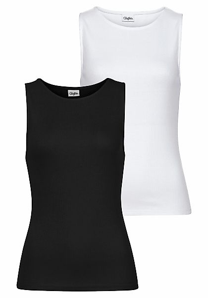Buffalo Tanktop, 2er-Packer Packung, aus weicher Rippware günstig online kaufen