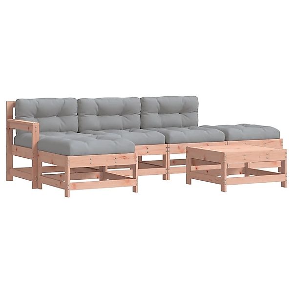 vidaXL 6-Tlg Garten-Lounge-Set mit Kissen Massivholz Douglasie 3185911 günstig online kaufen