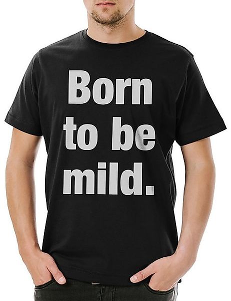 Urban Backwoods Print-Shirt Born To Be Mild Herren T-Shirt Wild Gutmensch S günstig online kaufen