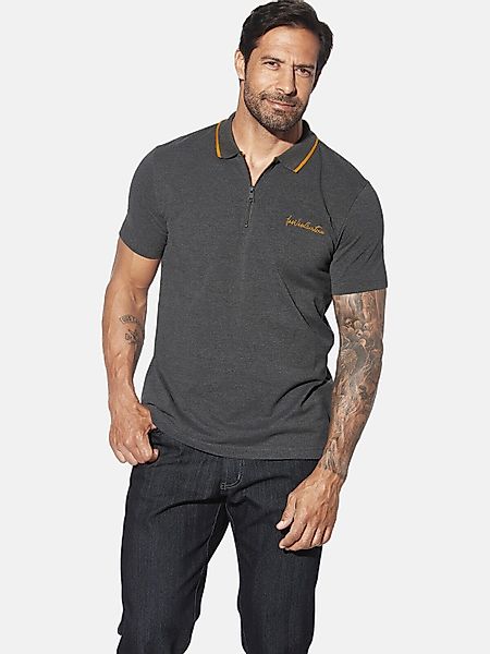 Jan Vanderstorm Poloshirt JOHAR atmungsaktives Baumwollpikee günstig online kaufen