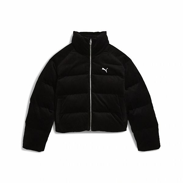 PUMA Winterjacke "Wardrobe Essentials Cord-Pufferjacke Damen" günstig online kaufen