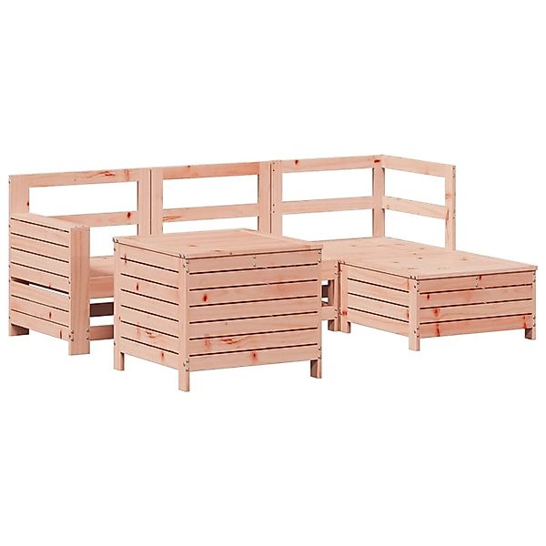 vidaXL 5-Tlg Garten-Sofagarnitur Massivholz Douglasie 3250486 günstig online kaufen