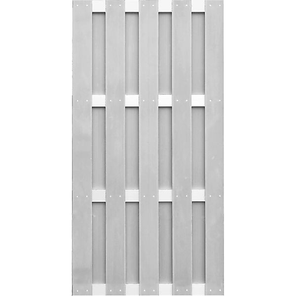 T & J Zaunelement aus Jinan-Serie 90 cm x 180 cm Grau günstig online kaufen