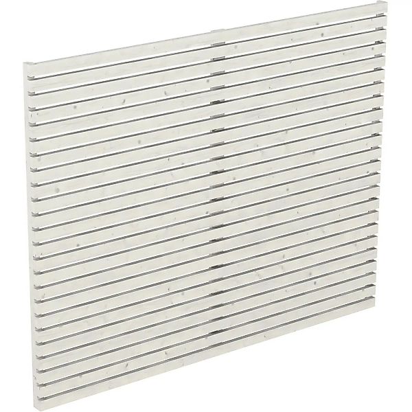 Skan Holz Seitenwand Rhombus 230 x 160 cm Fichte Weiß günstig online kaufen