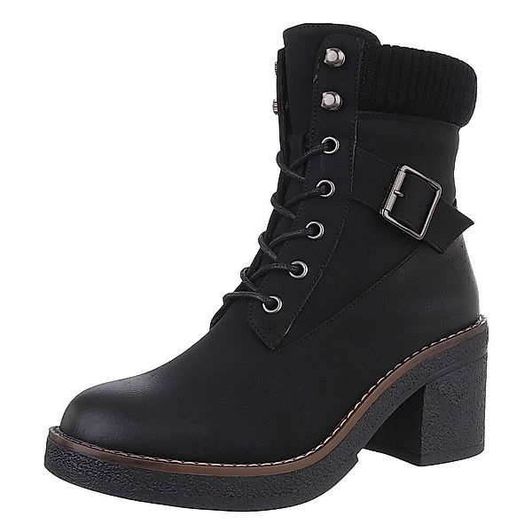 Ital-Design Damen Schnürschuhe Freizeit Schnürstiefelette (88519558) günstig online kaufen