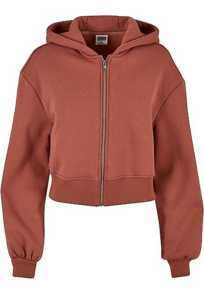 URBAN CLASSICS Sweatjacke Urban Classics Damen Ladies Short Oversized Zip J günstig online kaufen