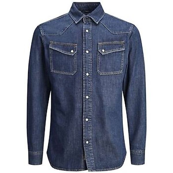 Jack & Jones  Hemdbluse 12261895 RENO-BLUE DENIM günstig online kaufen