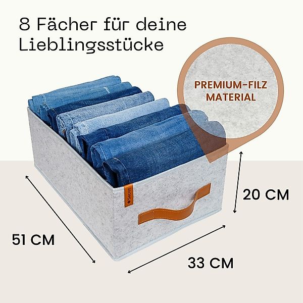 o'secret Organizer Filz Kleiderschrank Organizer für günstig online kaufen