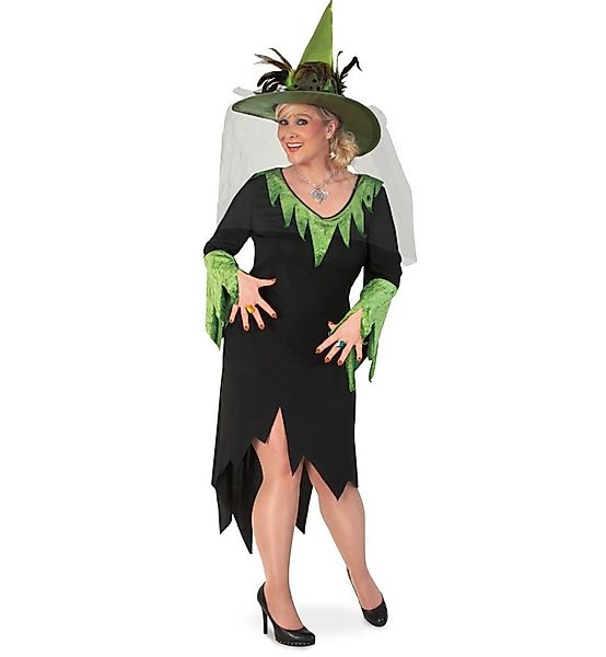 Fries Hexen-Kostüm Märchenhexe Hexen Kleid Halloween Karneval Fasching Part günstig online kaufen