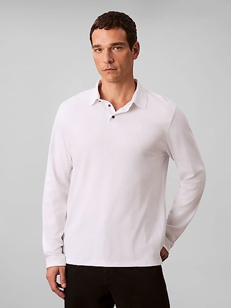 Calvin Klein Langarm-Poloshirt "LS SUPIMA COTTON SOLID POLO", regular fit m günstig online kaufen