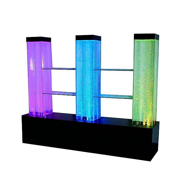 Xlmoebel Barschrank Wasserwand LED-Säule mit Regal und Vitrine (Wassersäule günstig online kaufen