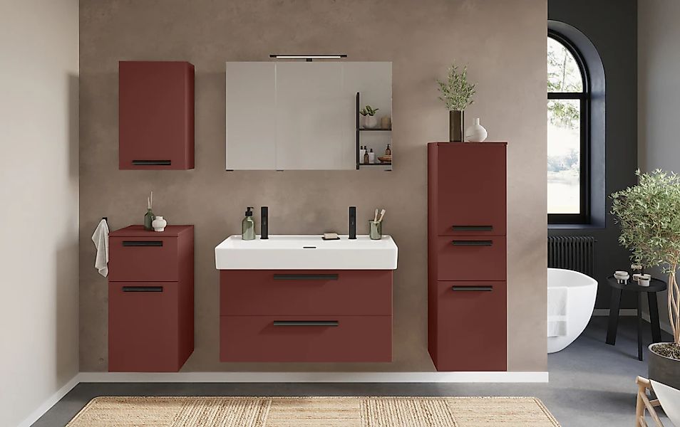 welltime Badmöbel-Set "SALVADA, 5tlg-Set, gedämpfte Scharniere, Softclose, günstig online kaufen