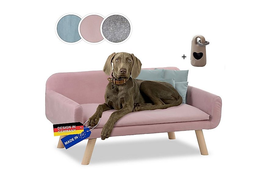Rohrschneider Tiersofa edles Hundesofa Hundecouch CHICAGO inkl. Hundekotbeu günstig online kaufen