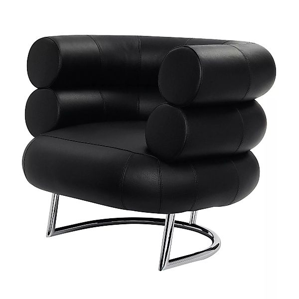 ClassiCon - Bibendum Sessel Gestell Chrom - schwarz/Leder Classic günstig online kaufen