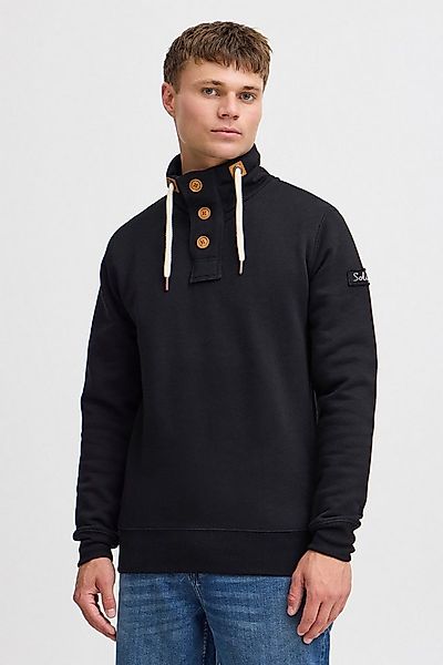 !Solid Stehkragenpullover SDTripTroyer Sweatpullover mit Knopfleiste günstig online kaufen