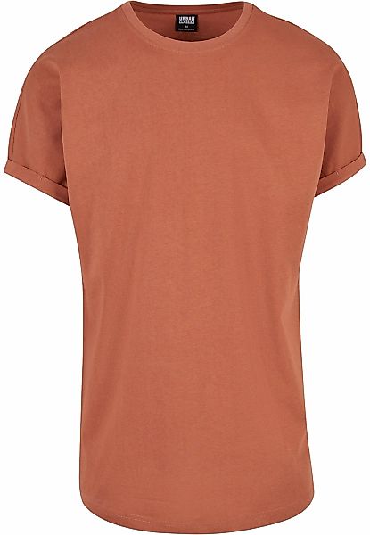 URBAN CLASSICS T-Shirt "Urban Classics Herren Long Shaped Turnup Tee" 1 Stk günstig online kaufen