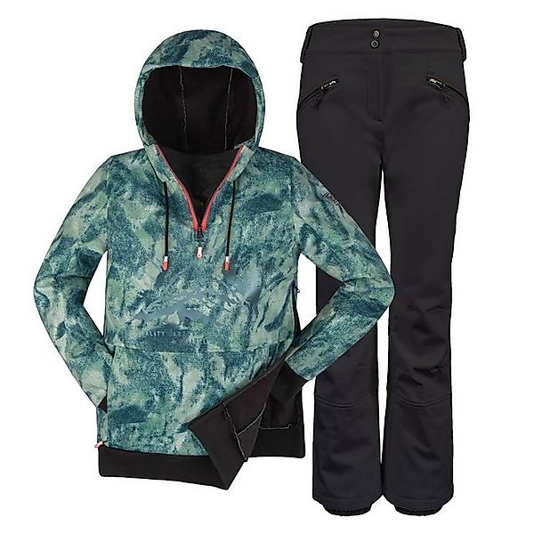 Killtec Skianzug Damen Softshell Hoodie halfzip Stretch Hosen Ski Alpin Kom günstig online kaufen