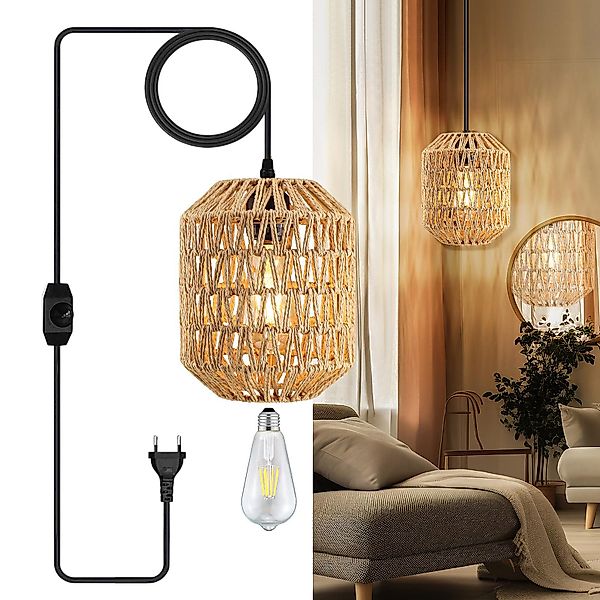 Jibenhome LED Pendelleuchte Pendellampe Hängelampe Laternen günstig online kaufen