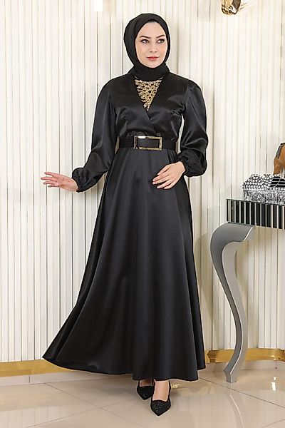 MODAMİHRAM Midikleid Abendkleid mit Steinverzierung günstig online kaufen