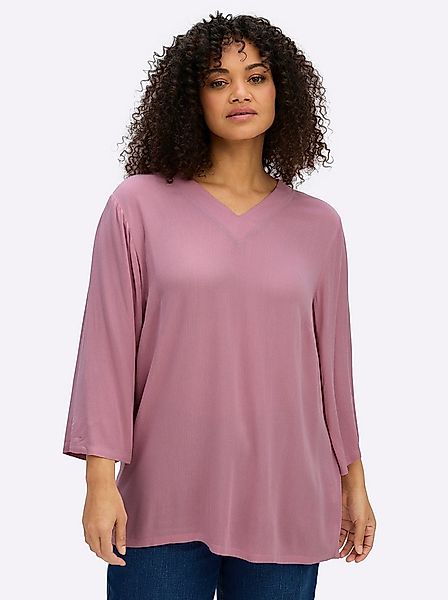 Sheego Klassische Bluse Tunika 3/4-Arm günstig online kaufen