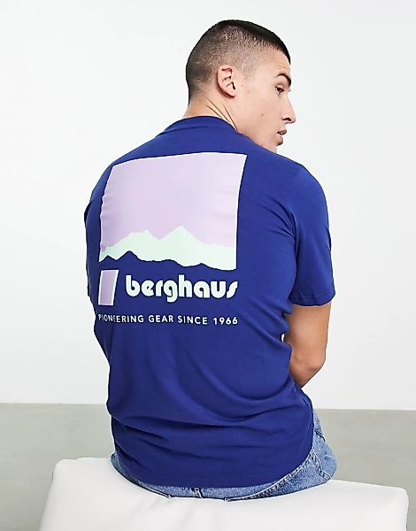 Berghaus – Skyline Lhotse – T-Shirt in Marineblau günstig online kaufen