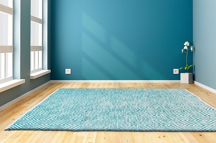 my home Teppich Tiara, rechteckig, Höhe: günstig online kaufen