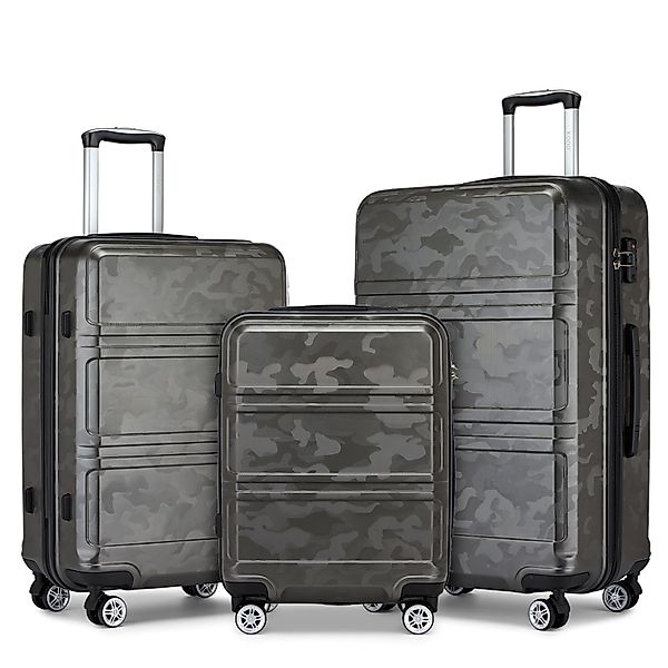 KONO Hartschalen-Trolley mit TSA-Schloss - Reisekoffer günstig online kaufen