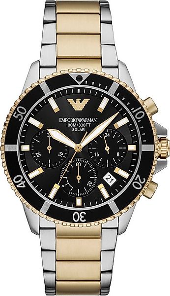 Emporio Armani Chronograph AR11680, Armbanduhr, Solar, Herrenuhr, Edelstahl günstig online kaufen